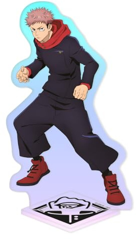 Crunchyroll - Jujutsu Kaisen - Itadori - Acryl Figur, Aufsteller, Standy - 12cm, Bunt