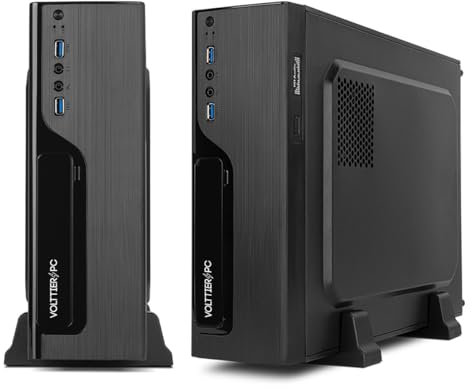 VolttierPC – Ordenador de Sobremesa AMD Ryzen 5 5600GT | 32GB RAM | 1TB SSD NVMe | Radeon Vega 7 | WiFi 6 + Bluetooth 5.2 | Windows 11 Pro | PC Oficina y Trabajo