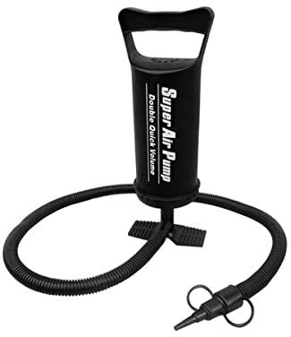 Pompe à Air Manuelle : Haute Vitesse avec 3 Buses pour Jouets Gonflables / Bouées de Natation / Matelas Air / Flotteurs de Piscine (Lot de 2)