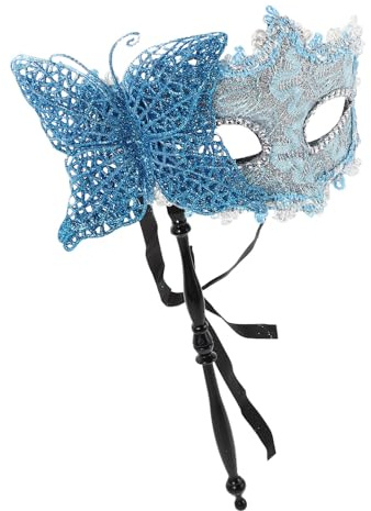 EPIGEIST Handgehaltene Venezianische Maskerade Maske mit Orientalischem Drachendesign Leichte Party-accessoires für Ball Karneval und Festliche Kostümpartys