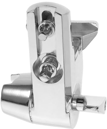 JOINPAYA Accesorio de Montaje para Batería de Metal Color Plata Compatibilidad y Integración Flexible para Soporte de Platillos y Bombo en Configuraciones de Jazz