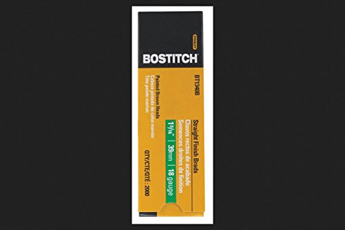 Bostitch Stanley BT1340B 1-9/16 Brad Nails 2,000 Count