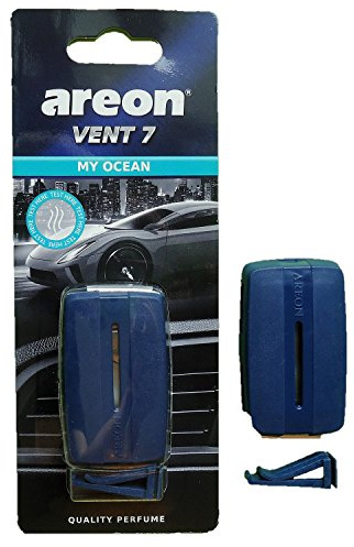 AREON VENT 7 CAR PERFUME CAR AIR FRESHENER AREON MY OCEAN made in EU