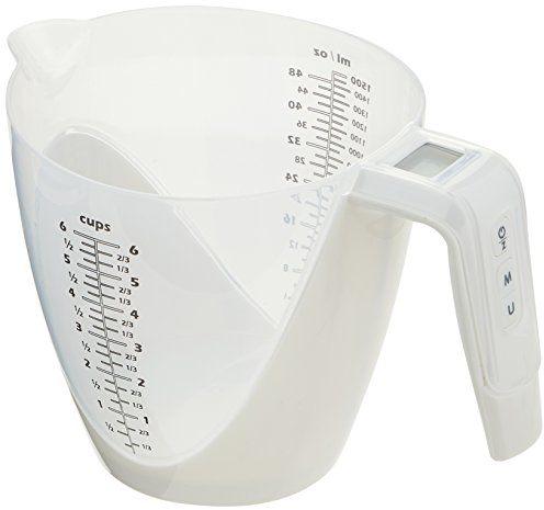 Städter, Caraffa Graduata con Bilancia Elettronica, Bianco