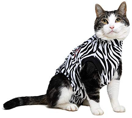 MPS Medical Pet Shirt Katze, Zebra Print, S