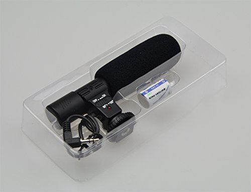 BTBAI Professional stereo microphone for Digital camera video camcorder