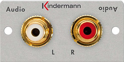 Kindermann 7444000510 2 x RCA – Steckdose