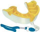OPRO Silver Zahnschutz (Strapped) White - Yellow