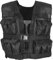 GORILLA SPORTS® Gewichtsweste - inkl. Tragetasche, Verstellbar, 10/20/30 kg Gewichte, 56 x 52 cm, mit Gewichten, Unisex, Schwarz - Trainingsweste, Weight Vest, Laufweste, Krafttraining