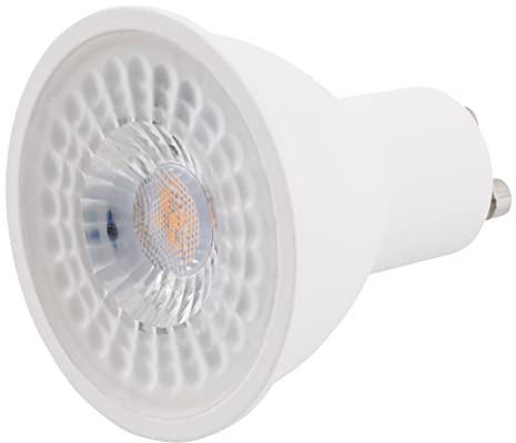 Kamilux GmbH 3er Pack LED MCOB Leuchtmittel PC, DIMMBAR mit Schutzscheibe, Hochvolt 5W=50Watt, LED-Birne, LED Lampe, 230V, GU10 Strahler in kaltweiss/tageslichtweiss