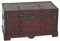 Mendler Holztruhe Holzbox Schatztruhe Valence Antikoptik 30x57x29cm - eckig