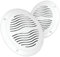 Altavoces para exteriores resistentes al agua de 12,7 cm, cono doble, potencia máxima de 25 W, compatible con vehículos marinos y caravanas, blanco