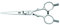 Kasho SILVER Haarschneideschere 6,0 gerade