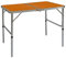 AMANKA Alu Campingtisch 90x60cm - Klapptisch Picknicktisch Leichter Falttisch höhenverstallbar Bambus-Optik