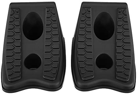 Fydun Gummi Unterleg Keil 2 stücke Auto Stufenkeile Auffahrkeile Anti Slip Block Gummi Autoreifen Slip Stopper Achsvermessung Block