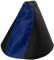 AERZETIX: Schaltsack schaltmanschette kunstleder schwarz und blau