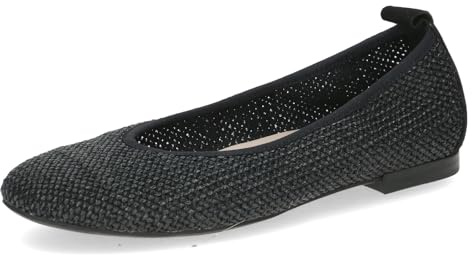 CAPRICE Ballerina Materialmix Leder/Textil G-Weite