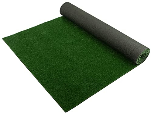 Balkon-Rasen Kunstrasen im Festmaß - SPRING, 2,00m x 2,00m, 7mm Höhe, Outdoor Bodenbelag, Rasen-Teppich