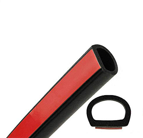 ready Türdichtung für T5, T5.1, T6, 16 x 16 mm, Transporter-Türdichtung, 5 Meter lang, Gummi, Windgeräuschreduzierung