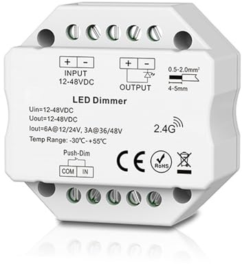 Sys-Pro Push-Funk Mesh PWM Dimmer von Isoled, 1CH, 12-24V DC