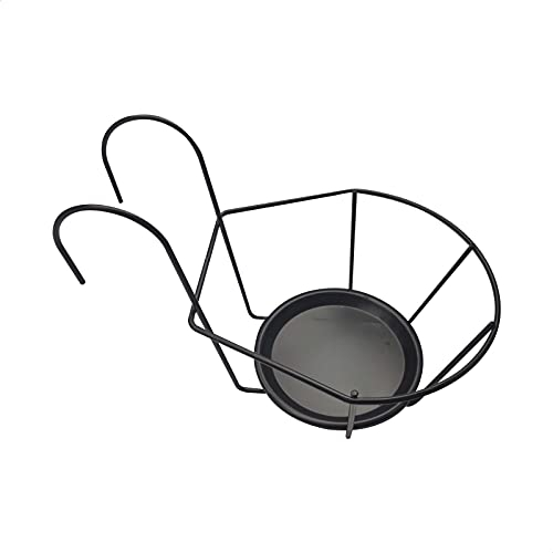 EUROXANTY Support à Crochet pour Pots d Fleurs | Accroche-Pots de Fleurs pour Balcon | Appui pour Pots de Fleurs sur Crochets | Support pour Plantes d’extérieur