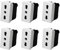 6 Pezzi Prese Interruttori Compatibile Bticino Matix Presa Bipasso 2P+T 16A 250V ANMECS (6)