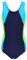 Aquarti Costume da Bagno Intero da Bambina Costumi Ragazze, Blu Scuro/Neon Verde/Azzurro Chiaro, 164