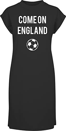 Hippowarehouse World Cup Come ON England t-Shirt Dress Women's Adults Nightie Nightdress