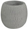 Briconess.com Vase rond bas extérieur en fibre d'argile 23x23x19 cm Glaïeul