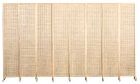 Raumteiler Trennwand, Paravent Raumtrenner Bürotrennwände Trennwand, Flexibler Faltbarer Raumteiler Für Wohnzimmer, Schlafzimmer, Salon, Esszimmer Und Krankenhaus, 3 4 5 6 8 Panel Sichtschutzwand ( Co