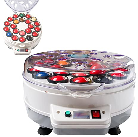 Pool Ball Cleaner Poliermaschine, Billardkugel-Waschmaschine Ohne Billardkugel-Set, Schnelle Reinigung Ihrer Billardkugeln,22Balls Snooker Style