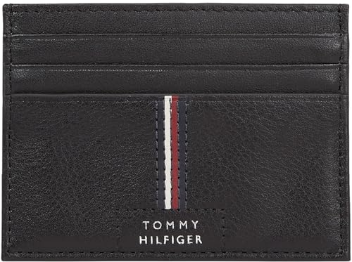 Tommy Hilfiger Borsello Uomo Premium in Pelle, Nero (Black), Taglia Unica