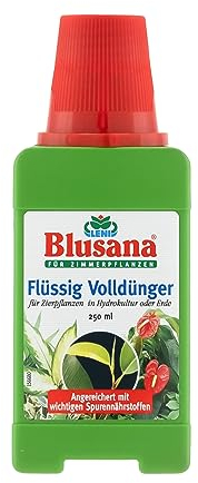 Blusana Flüssig Volldünger für Hydroponik, Hydrokultur und Pflanzen in Erde (250 ml, 1)