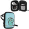 kwmobile In-Ear Kopfhörer Tasche kompatibel mit in-Ear Headphones - Hülle Neopren Cover Case - Innenmaße - Etui in Türkis Braun Mintgrün