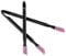 3-Pack Black Handle Quartz Stone Scrub Pen for Nail Art Cuticle Remover and Dead Skin Removal - Manicure Stick