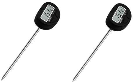 Ciieeo Küche 2 Stk led car display led screen display grill termometro Küchenthermometer autoknetee autolack für Grill Sondenthermometer Thermometer für Lebensmittel hohe Präzision