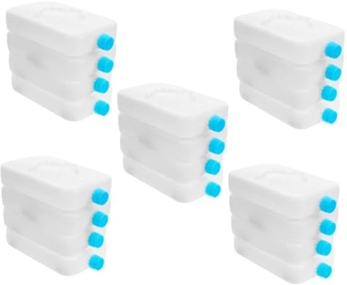 VANZACK 20pièces Packs Réutilisables pour Ventilateur De Climatiseur Boîtes à Glace pour Refroidissement De Boissons Aliments Et