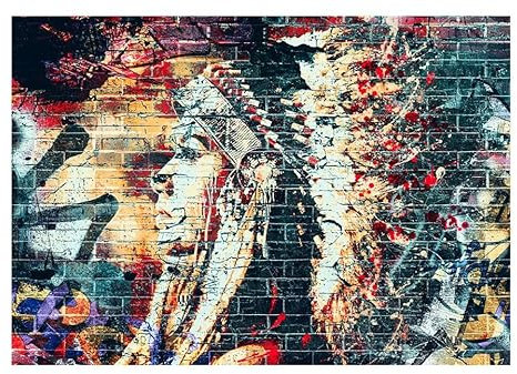 KunstLoft Tapete 'Urban Warrior' 200x140cm Fototapete modern