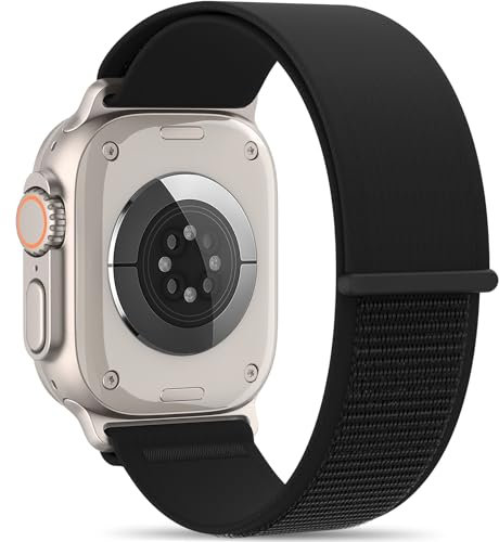 Yoohoo Bracelet Trail Loop Compatible avec Bracelet Apple Watch 49mm 46mm 45mm 44mm 42mm(Series 3/2/1), Bracelets de Sport RéGlables en Nylon pour iwatch Series 10 9 8 7 6 5 4 3 2 1 SE Ultra 2/Ultra