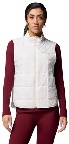Columbia Womens Sienna Hill Quilted Vest, Sea Salt, Medium