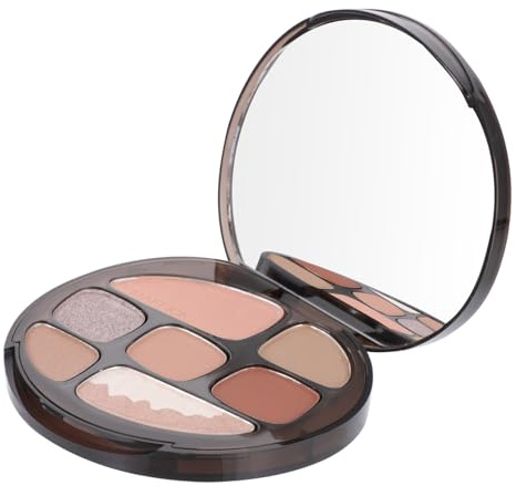 TOVINANNA 8-schatten-palette – Mattes Und Schimmerndes Lidschatten-set Mit Rouge Und Highlighter Für Alle Hauttöne