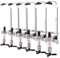 CROWNSHOP 6 Bottle Optics For Home Bar Wall Mounted Bar Optics Bar Butler Drinks Stand Spirits Aluminum Alloy Optic Spirit Barware Set for Home Pub Kitchen Bar