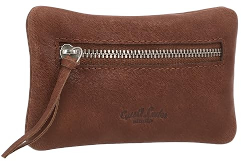 Gusti Geldbörse Leder - Avika Portemonnaie Geldbeutel Kartenetui Vintage Damen Braun Leder