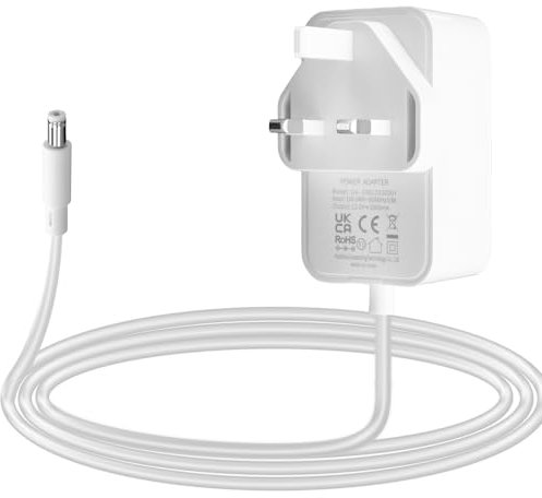 12V Power Adapter Compatible with BT-Openreach ONT Openreach EchoLife-HG612-Fibre-optic-Modem Power Replacement Power Adapter for Router desk lamp atomizer Android screen 1.5M Power Cord White