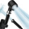 ButterFox Duschkopf mit Filter, Hochdruck Handbrause mit Schlauch, 4 Strahlarten Duschkopf Wassersparend mit Filtration, shower head für Hartes Wasser,Rest-Chlor,Bakterien, Schwermetall, Schwarz