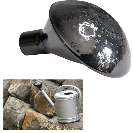 Ersatzbrause für Gießkanne, Sieb 5, 8, 10 und 14 Liter, Sprinklerkopf, Schwarz Kunststoff, Garten- und Blumenbeet-Gießkannen