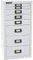 BISLEY MultiDrawer, 29er Serie, DIN A4, 8 Schubladen, Metall, 696 Verkehrsweiß, 38 x 27.9 x 59 cm