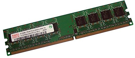 Hynix 512mb RAM HYMP564U64CP8-C4-AB C 240 Pin DDR PC2-4200U 533Mhz CL4