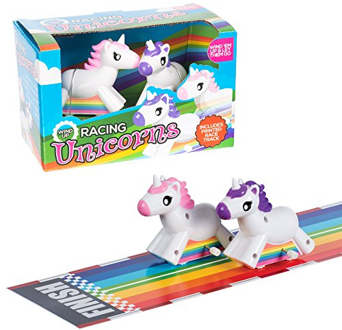 Funtime Gifts Wind-Up Racing Unicorns