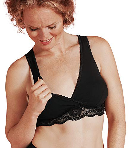 Carriwell Still-BH Spitze Bio-Baumwolle soutien-gorge de grossesse soutien-gorge de grossesse, schwarz
